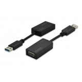 Convertor activ USB 2.0/3.0 la VGA cu cablu, Digitus graphic adapter USB3.0 to VGA